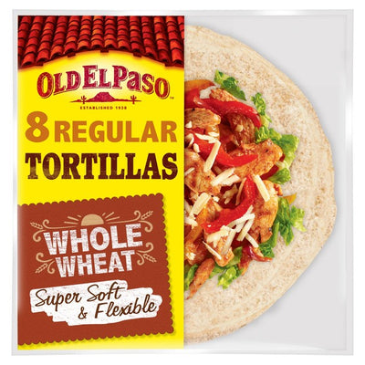 M&S Old El Paso Wholewheat Tortilla Wraps 8 Pack- Buy online at McGrocer