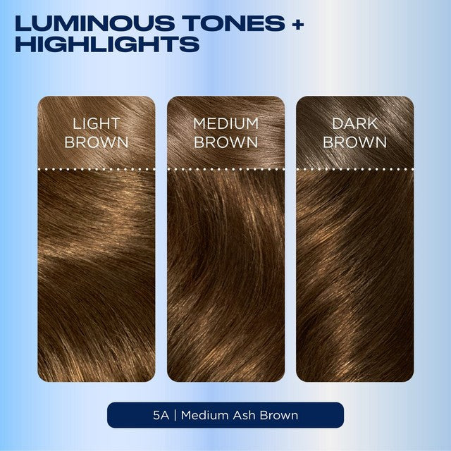 Clairol Nice'n Easy hair dye 5A Medium Ash Brown - British product