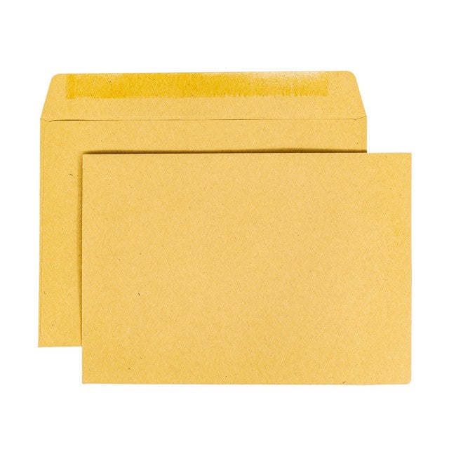 Pukka Pads C6 Manilla Gummed Envelopes 50 pack, imported from the UK