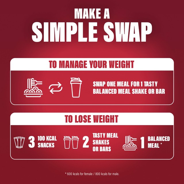 SlimFast vanilla meal shake powder 365g (British brand)