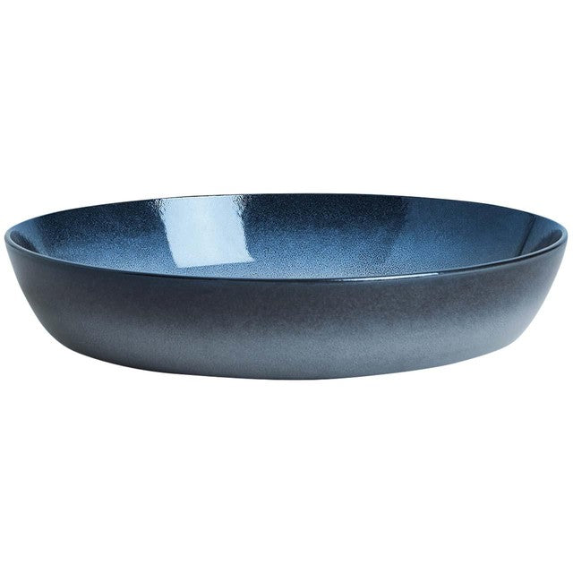 M&S Amberley Reactive Pasta Bowl navy, imported from the UK