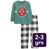 M&S M&S Kids Spiderman Pyjama Set, Green, 2-3 Years- Buy online at McGrocer