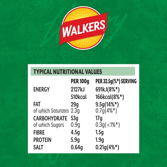 Walkers Salt & Vinegar crisps - British product