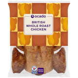 Pollo asado entero británico Ocado, listo para comer, 900 g