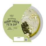 M&S Whipped Herby Greek Feta Dip 170g, imported from the UK