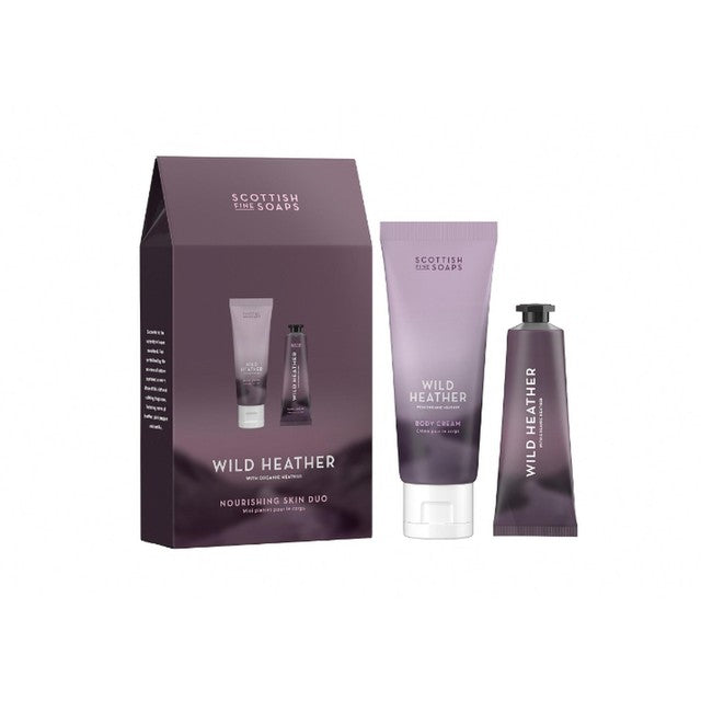 Scottish Fine Soaps wild heather nourishing skin duo - British product