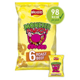 M&S Monster Munch Roast Beef Corn Snacks 6x20g- Buy online at McGrocer
