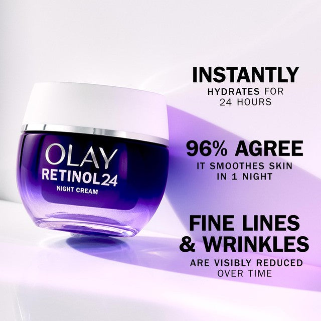 Olay Regenerist Retinol 24 Night Moisturiser 50ml, imported from the UK