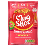 Mug Shot sweet and sour noodles sachet 67g, imported from the UK