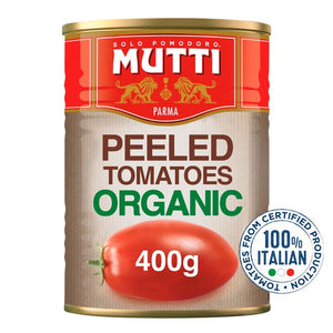 Mutti Organic Peeled Plum Italian Tomatoes Tinned Tomatoes 400g