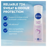 Nivea Double Effect anti-perspirant deodorant spray 150ml, imported from the UK