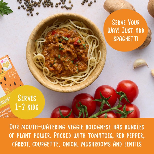 Wildly Tasty veggie bolognese sauce frozen pack - British product