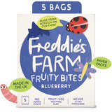Freddie's Farm Fruity Bites Blueberry kids fruit snacks 100g - British product