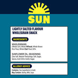 SunBites lightly salted wholegrain crisps multipack 6x25g (British brand)
