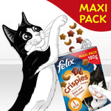 Felix Crispies chicken and beef cat treats 180g - British product