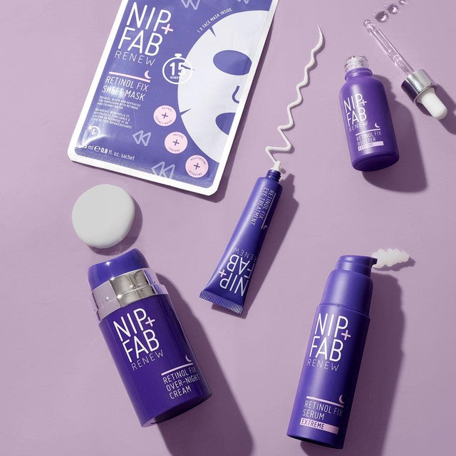 Nip+Fab Retinol Fix Anti Ageing Sheet Mask 25ml, imported from the UK
