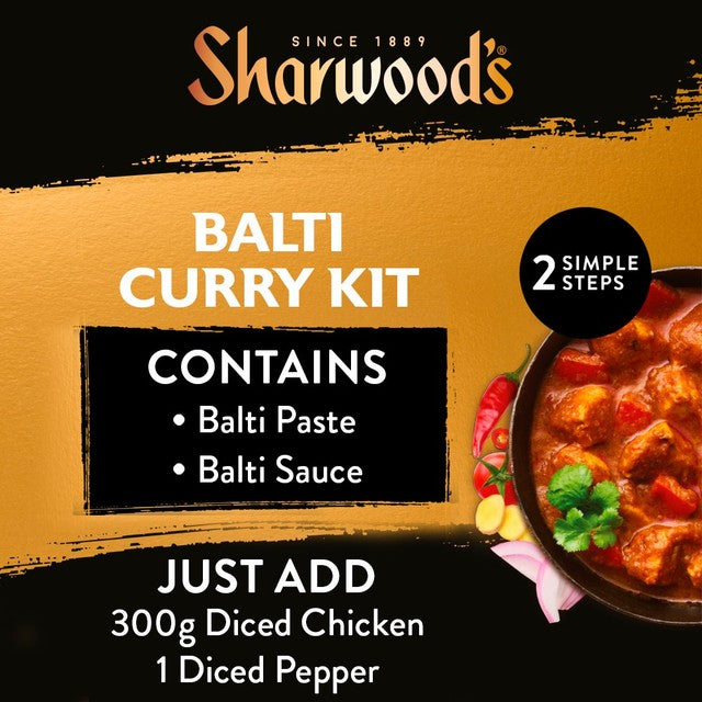 Sharwood's Balti curry sauce kit (British brand)