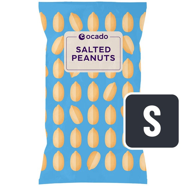 Ocado Salted Peanuts Roasted Snack 200g, imported from the UK