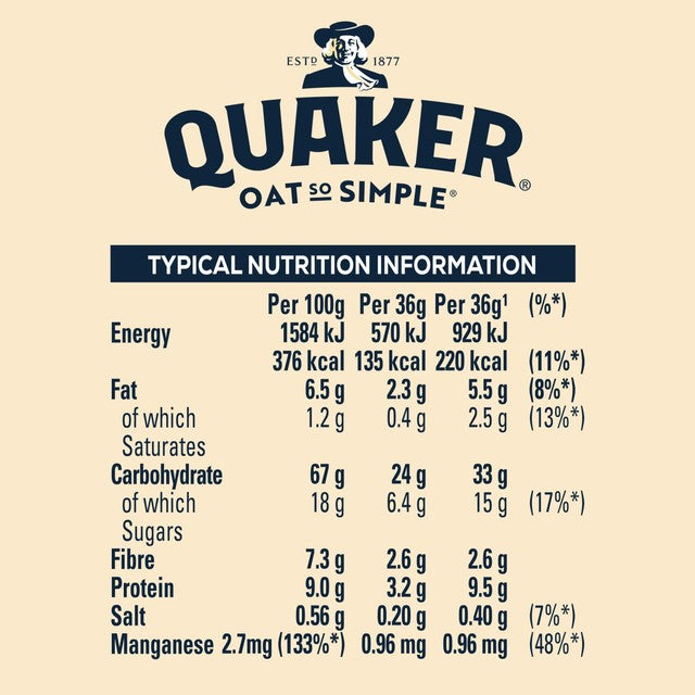Quaker golden syrup porridge sachets 10 sachets, imported from the UK
