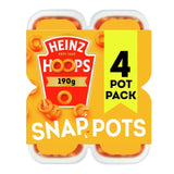 M&S Heinz Spaghetti Hoops in Tomato Sauce Snap Pots Microwavable Pasta 4x190g- Buy online at McGrocer