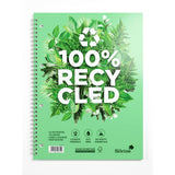 Silvine A4 Twin Wire Recycled Notebook (British brand)