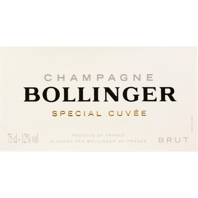 Bollinger Special Cuvee Brut NV Champagne 75cl - British product