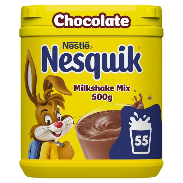 Nesquik chocolate milkshake powder 500g, imported from the UK