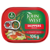 John West Skippers Brisling in Tomato Sauce 106g, UK version