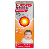M&S Nurofen Baby Fever & Pain Relief Strawberry Liquid Suspension 100ml- Buy online at McGrocer