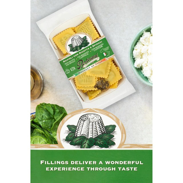 Bertagni Spinach and Ricotta Ravioli 250g - British product