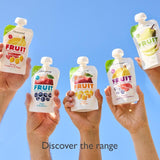Clearspring organic fruit puree banana strawberry mango pouch, UK version