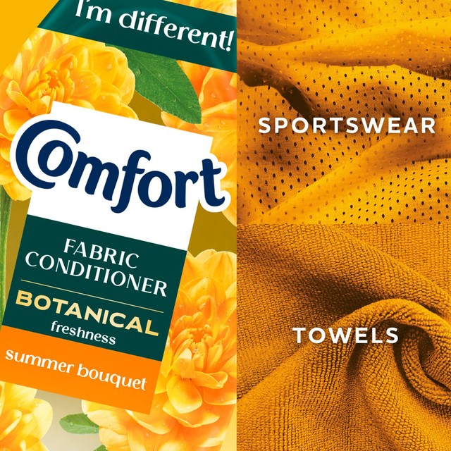 Comfort fabric conditioner Summer Bouquet 64 washes - British product