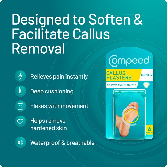 Compeed callus plasters 6 pack - British product