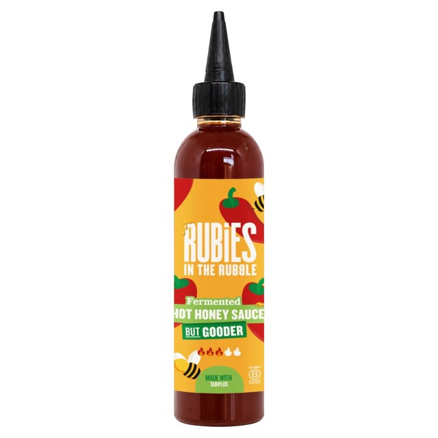 Rubies in the Rubble hot honey sauce - British product
