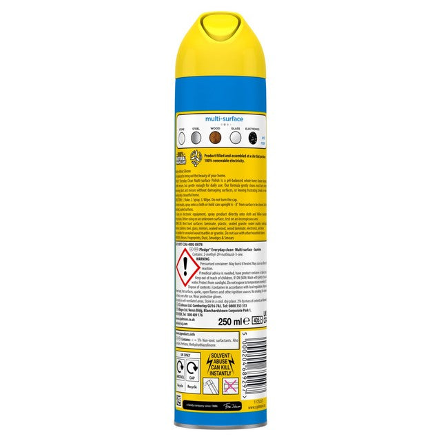 Pledge multisurface cleaner Jasmine scent 250ml - British product