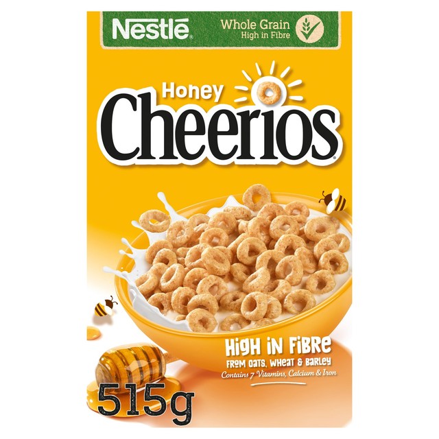 Nestle Cheerios Honey cereal 515g - British product