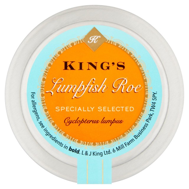 Kings black lumpfish roe 100g, UK version