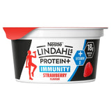 Lindahls Pro+ Immunity strawberry yogurt pot (British brand)