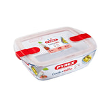 M&S Pyrex Cook & Heat Rectangular Glass Storage Dish 1.2L- Buy online at McGrocer