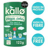 Kallo sea salt and cider vinegar lentil and pea cakes 122g, UK version