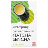 Clearspring Bio-Matcha-Sencha-Grünteebeutel, 20er-Packung