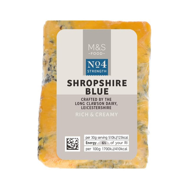 M&S Shropshire Blue cheese 236g (British brand)