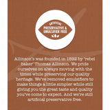 Allinson's wholemeal bread topped with oat bran 650g - British product