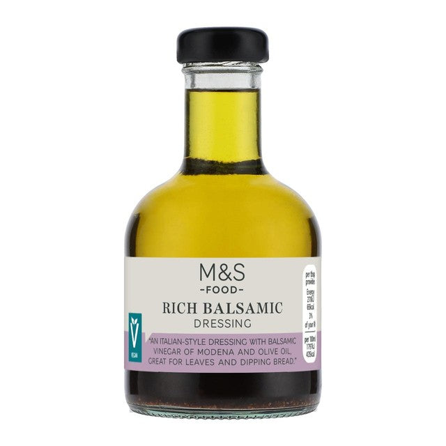 M&S Rich Balsamic Dressing 235ml, imported from the UK