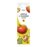 M&S M&S Apple & Ginger Juice Natural Fruit Beverage 1L- Buy online at McGrocer