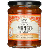 M&S Spicy Mango Chutney 300g, imported from the UK