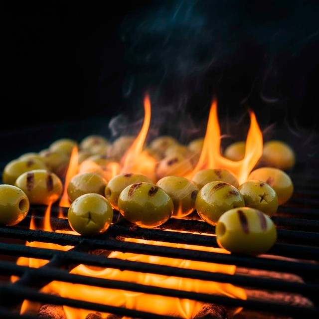 Serious Pig flame grilled olives 50g (British brand)
