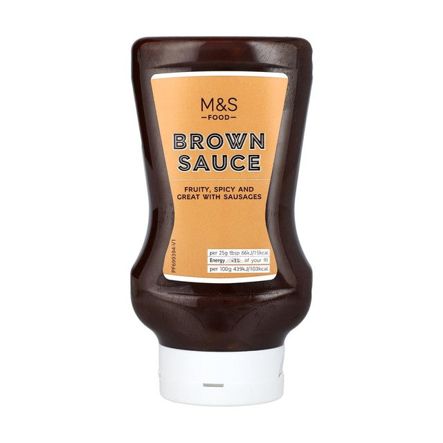 M&S Brown Sauce 475g, imported from the UK
