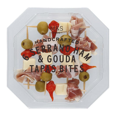 M&S Serrano Ham & Gouda Tapas Bites 80g 6 Pack