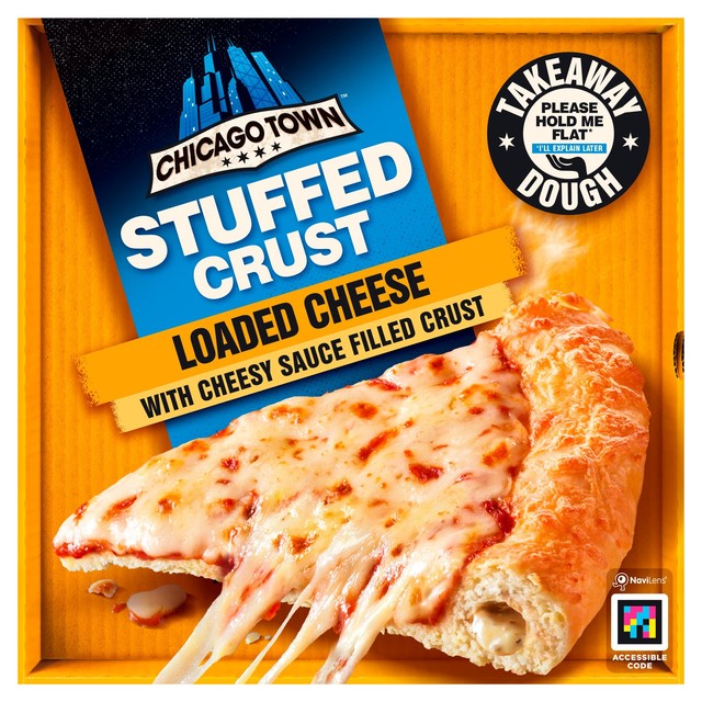 Chicago Town Cheesy Stuffed Crust Pizza Large 630g - British product